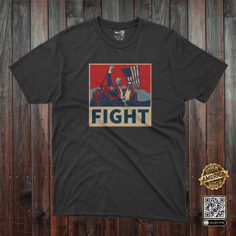 Donald Trump Shot Assassination Fight Banner Maga 2024 T-Shirt